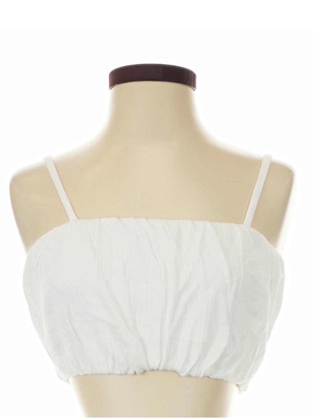 wild fable White Cropped Spaghetti Strap Tank